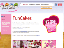 Tablet Screenshot of funcakes.nl