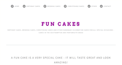 Desktop Screenshot of funcakes.co.uk